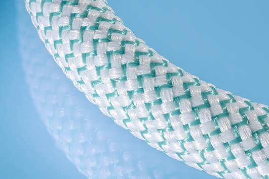 textured braid custom biomedical textile sample product cortland biomedical