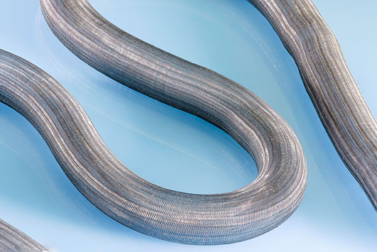 Nitinol braid developed by Cortland Biomedical