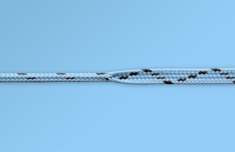 Round flat braid